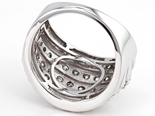 2.00ctw Round White Diamond 10k White Gold Ring - Size 7