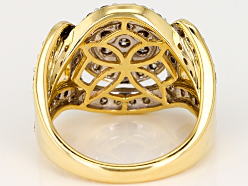 1.50ctw Round Candlelight Diamonds™ 10k Yellow Gold Ring - Size 9