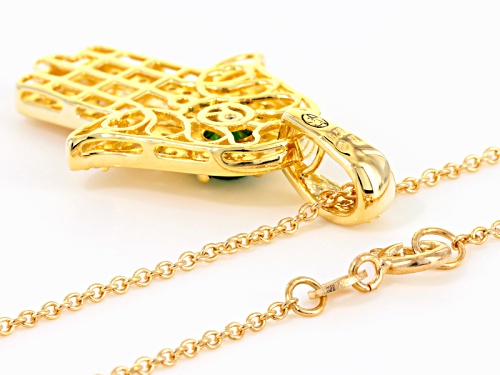 Bella Luce® Emerald & Diamond Simulants Eterno ™ Yellow Pendant With Chain