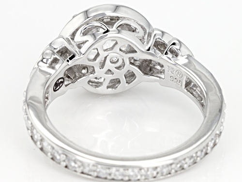 Bella Luce®3.95CTW  White Diamond Simulant Rhodium over Silver Ring - Size 9