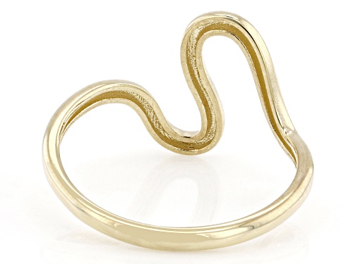 Stefano Oro® 14k Yellow Gold Wavy Ring - Size 7