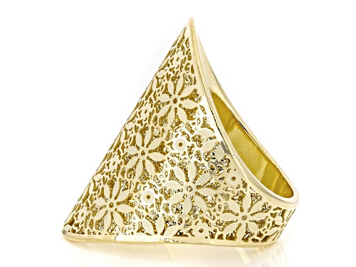 Stefano Oro® 14k Yellow Gold Power Ricami Ring - Size 7