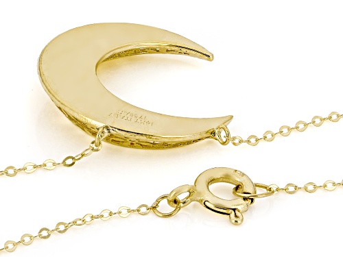 Stefano Oro® 14k Yellow Gold Ricami Moon 18