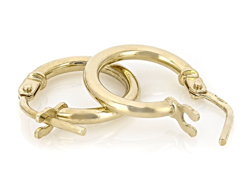 Stefano Oro® 14k Yellow Gold Polished Ballerina Hoop Earrings