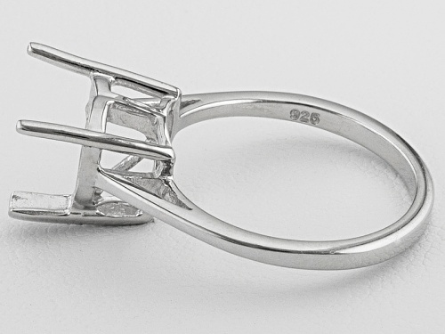 Gemsavvy Nostalgia™Rhodium Over Sterling 10mm Hs Ring Casting