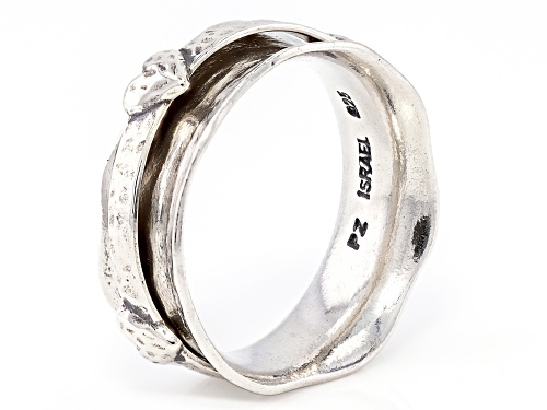Artisan Collection of Israel™ Sterling Silver Heart Spinner Ring - Size 9