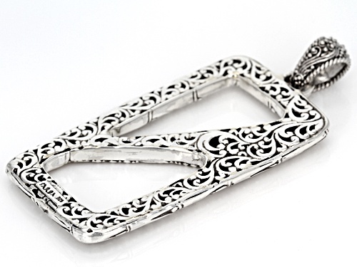 Artisan Collection Of Bali™ Sterling Silver Filigree Bamboo Pendant