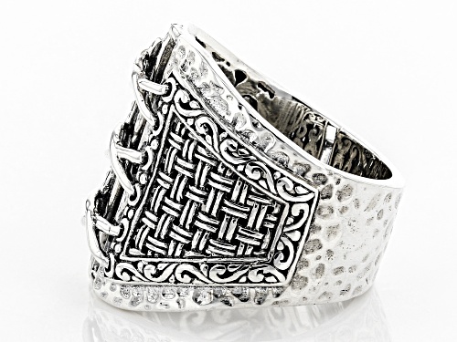 Artisan Collection Of Bali ™ Sterling Silver Laced Basket Weave Ring - Size 6