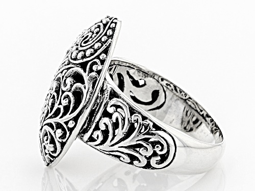 Artisan Collection Of Bali ™ Sterling Silver Marquise Filigree Ring - Size 8