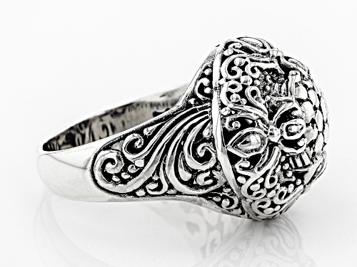 Artisan Collection Of Bali ™ Sterling Silver Scalloped Watermark Ring - Size 7