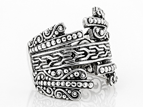 Artisan Collection Of Bali ™ Sterling Silver Asymmetrical Ring - Size 6