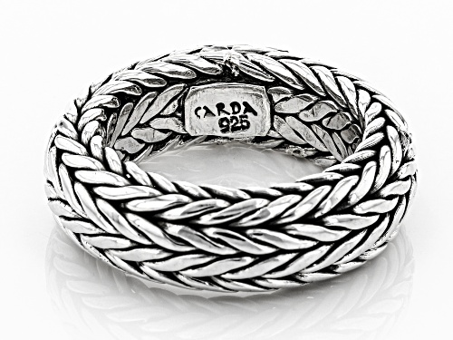 Artisan Collection Of Bali™ Sterling Silver Woven Band Ring - Size 7