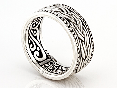Artisan Collection Of Bali™ Sterling Silver Spinner Band Ring - Size 7