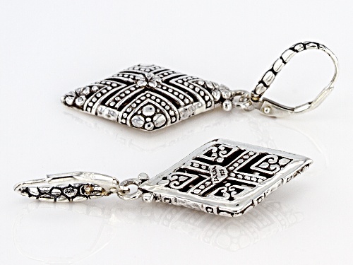 Artisan Collection Of Bali™ Sterling Silver Floral Dangle Earrings