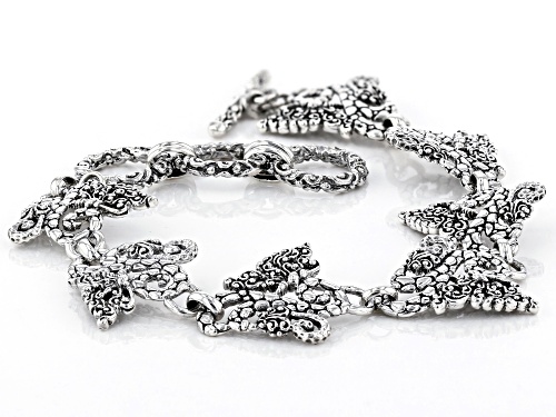 Artisan Collection Of Bali™ Sterling Silver Butterfly Bracelet - Size 7