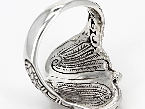 Artisan  Collection Of Bali™ Sterling Silver Filigree Angel Wing Bypass Ring - Size 7
