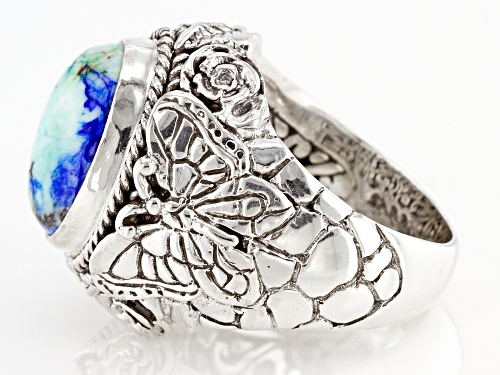 Artisan Collection of Bali™ Bali Blue™ Sterling Silver Butterfly Ring - Size 7