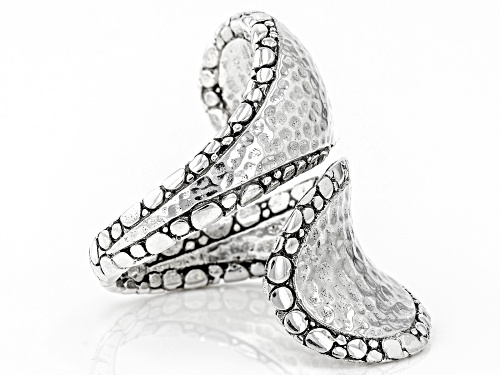 Artisan Collection of Bali™ Sterling Silver Hammered Bypass Ring - Size 7