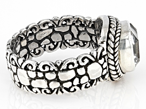 Artisan Collection of Bali™ 1.85ct White Quartz Silver Ring - Size 8