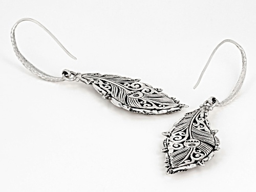 Artisan Collection of Bali™ Sterling Silver Dangle Feather Earrings