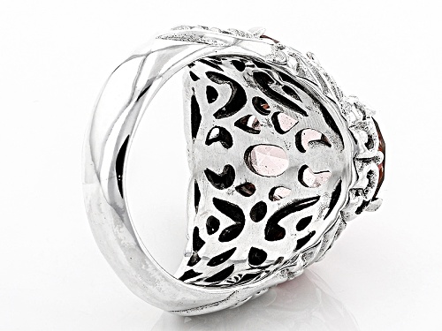 Artisan Bali™ Sudsy Sells™Mystic Quartz®,Magnifique Sunrise™Mystic Topaz® Silver Ring - Size 11