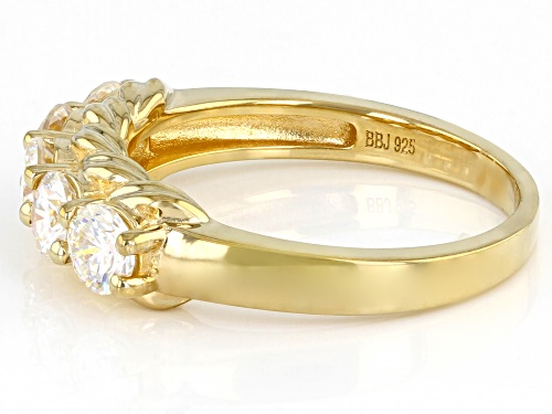 1.75ctw Round Strontium Titanate 18K Yellow Gold Over Sterling Silver Ring - Size 9