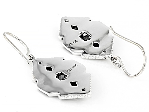 Southwest Style By JTV™ Rhodium over Sterling Silver Statement Earrings
