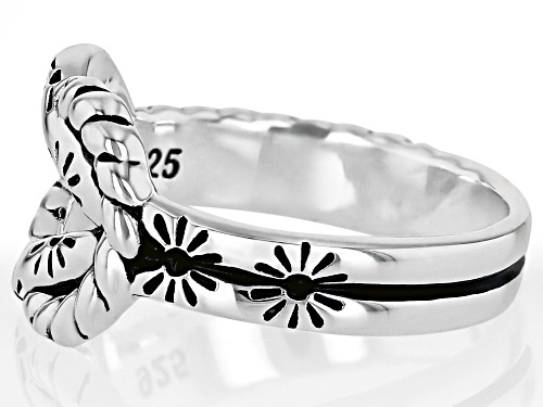 Southwest Style by JTV™ Sterling Silver Knot Ring - Size 8