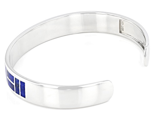 Southwest Style By JTV™ Blue Lapis Lazuli Sterling Silver Cuff Bracelet