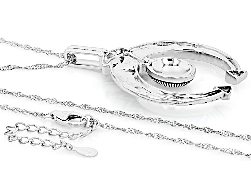 Southwest Style by JTV™ Oxidized Sterling Silver Pendant With Chain