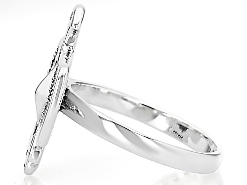 Southwest Style by JTV™ Oxidized Sterling Silver Thunderbird Ring - Size 8
