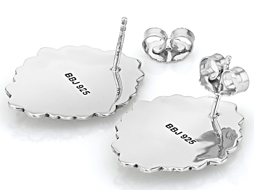 Southwest Style by JTV™ Oxidized Sterling Silver Southwestern Pattern Drop Earrings