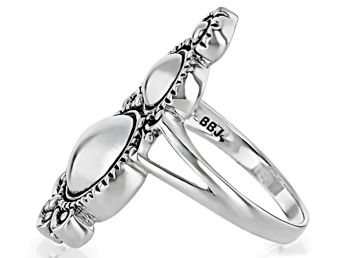 Southwest Style by JTV™ Oxidized Sterling Silver Elongated Ring - Size 6