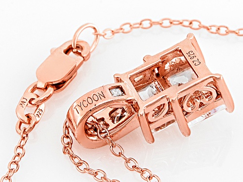 Tycoon For Bella Luce® 2.70ctw Baguette & Square Platineve® Pendant With Chain (.98ctw Dew)