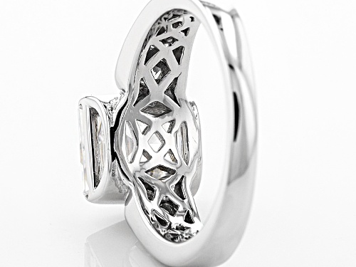 Tycoon For Bella Luce ® 5.65ctw White Diamond Simulant Platineve® Ring(3.36ctw Dew) - Size 8