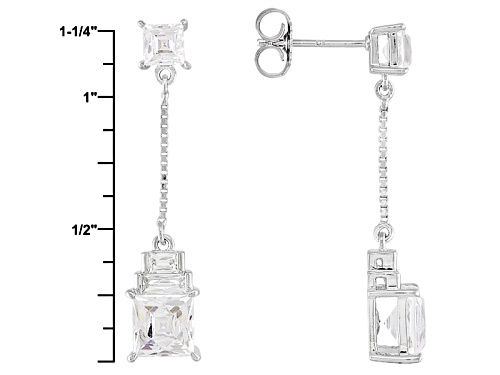 Tycoon For Bella Luce ® 5.78ctw Platineve® Earrings (3.80ctw Dew)