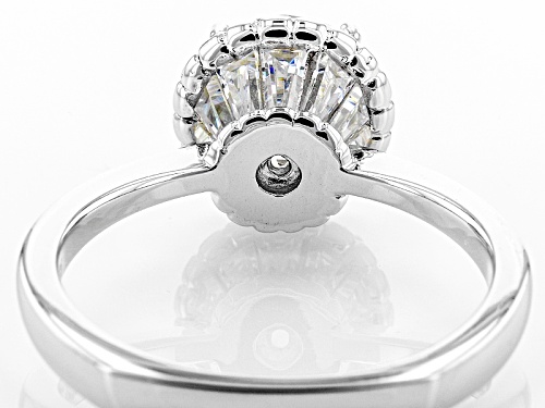 Bella Luce ® 3.77ctw White Diamond Simulant Platineve® Ring Featuring Tycoon Cut ®(2.67ctw Dew) - Size 11