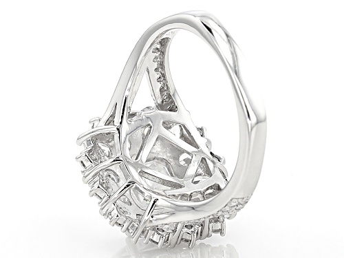 Tycoon For Bella Luce ® 8.58ctw White Diamond Simulant Platineve® Ring (6.25ctw Dew) - Size 7