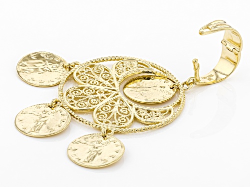 Artisan Collection Of Turkey™ 18K Yellow Gold Over Silver Coin Replica And Filigree Enhancer
