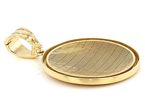 Artisan Collection Of Turkey™ 18K Yellow Gold Over Sterling Silver Wickerwork Design Pendant