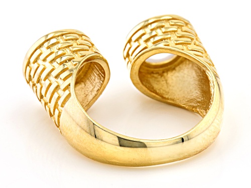Artisan Collection Of Turkey™ Round Chalcedony 18K Yellow Gold Over Sterling Silver Ring - Size 7