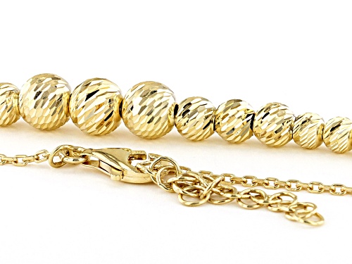 Artisan Collection of Turkey™ 18k Yellow Gold Over Sterling Silver Graduated Bracelet - Size 7.5