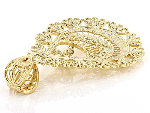 Artisan Collection of Turkey™ 18k Yellow Gold Over Sterling Silver Butterfly Enhancer