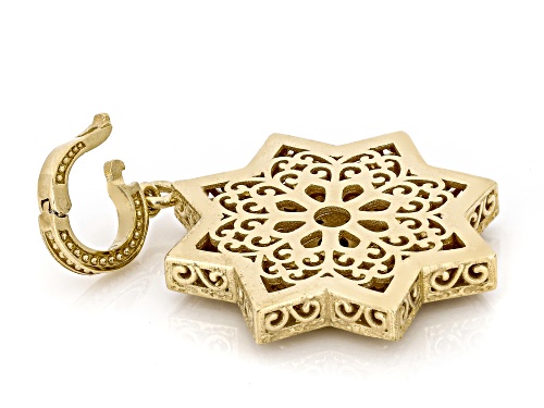 Artisan Collection of Turkey™ Garnet & Bella Luce™ 18K Gold Over Sterling Silver Star Enhancer