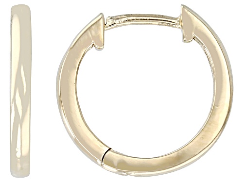 0.07ctw Round Black Spinel Moon And Solid 18k Yellow Gold Over Sterling Silver Hoop Earring Set