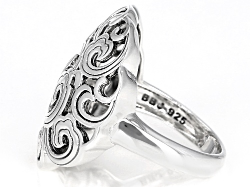 Global Destinations™ Sterling Silver Filigree Ring - Size 8