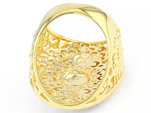 Global Destinations™ 18K Yellow Gold Over Sterling Silver Ring - Size 9