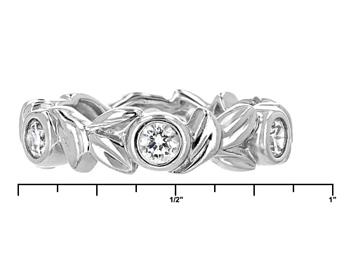 Vanna K ™ For Bella Luce ® 1.69ctw Platinum Plated Sterling Silver Ring - Size 6