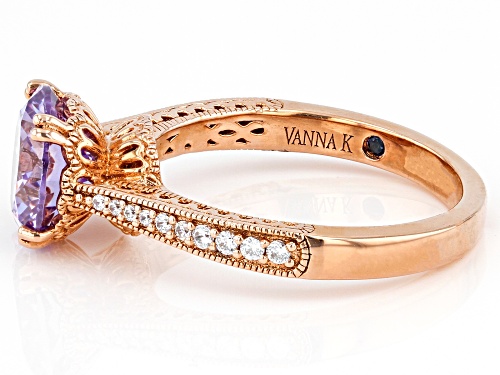 Vanna K ™ For Bella Luce ® 5.98ctw Lavender Color & Diamond Simulants Eterno ™ Ring - Size 10