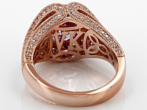 Vanna K ™ For Bella Luce ® 7.17ctw Lavender And White Diamond Simulants Eterno ™ Ring - Size 7